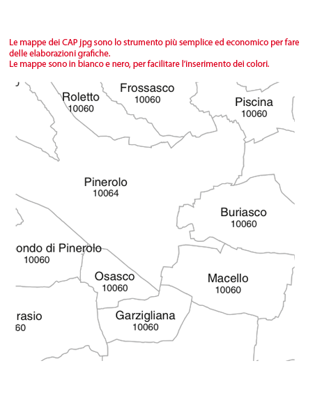 Mappa dei comuni e CAP della provincia di Arezzo jpg