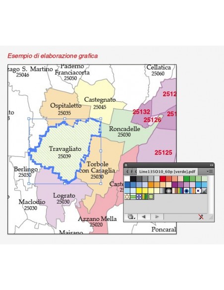 Mappa dei comuni della provincia di Arezzo pdf